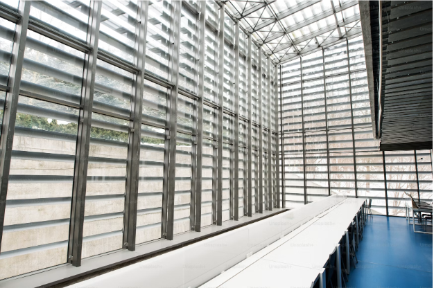 Energy efficient roller shutters for commercial properties